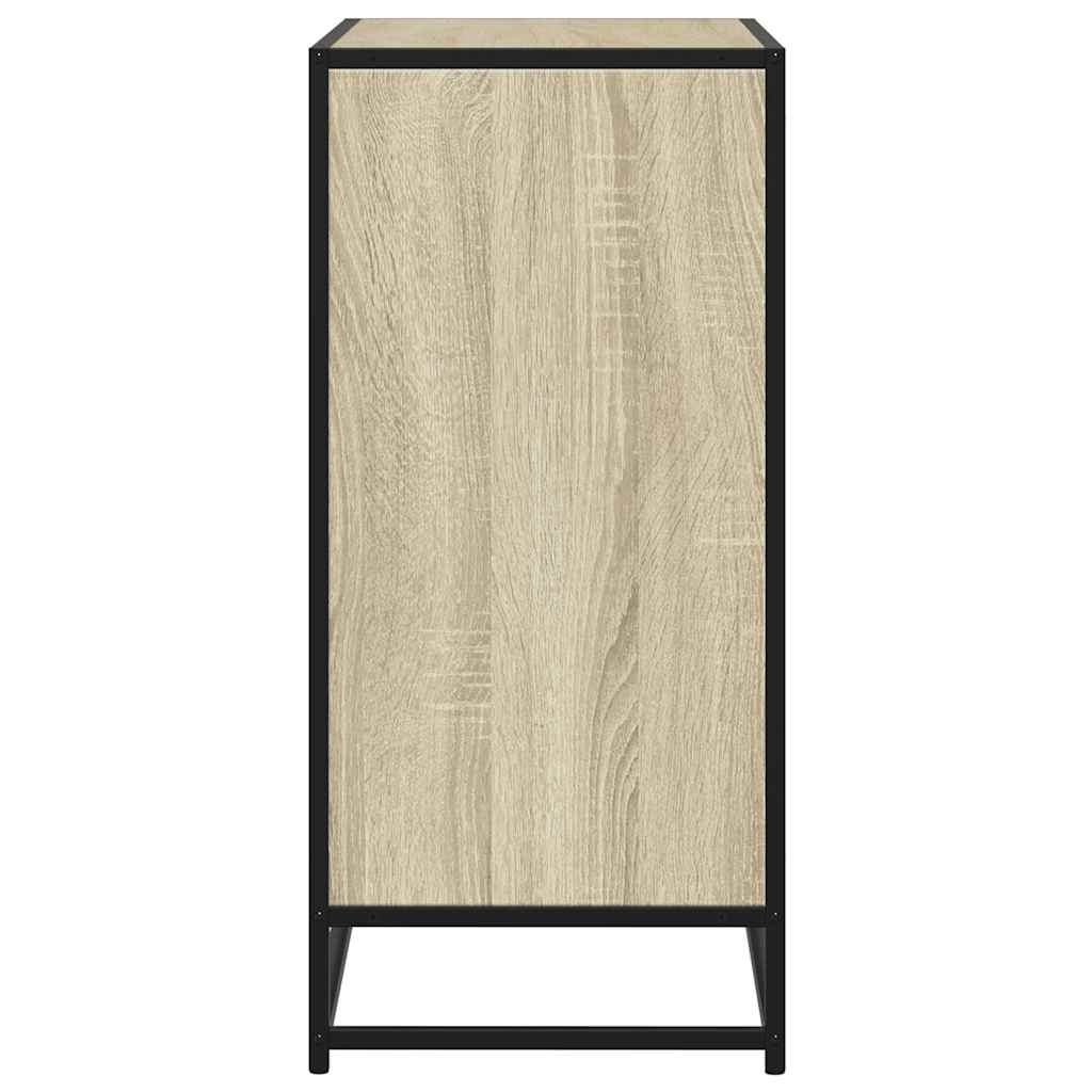 vidaXL Dressoir 68x35x76 cm bewerkt hout sonoma eikenkleurig