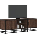 vidaXL Tv-meubel 120x35x41 cm bewerkt hout metaal bruin eikenkleur
