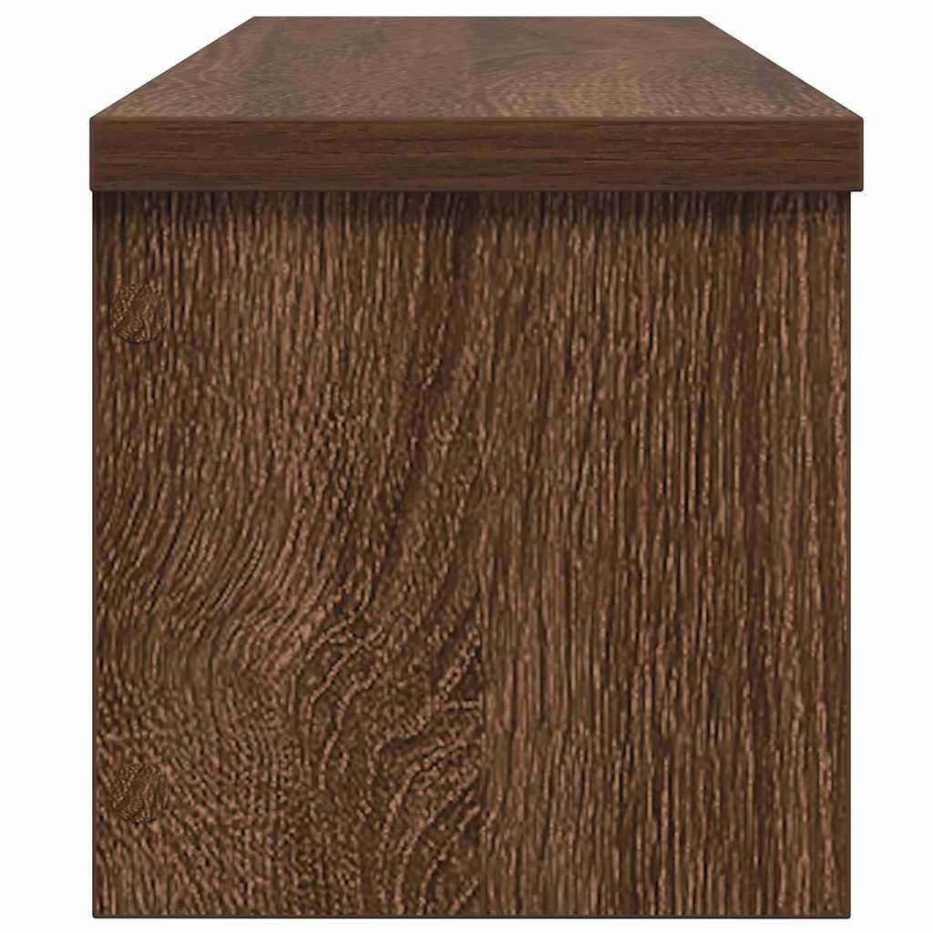 vidaXL Keukenrek stapelbaar 60x15x16 cm bewerkt hout bruin eikenkleur