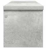 vidaXL Keukenrekken stapelbaar 2 st 60x15x16 cm betongrijs
