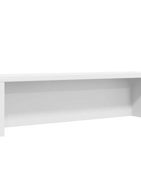 VidaXL Keukenrek stapelbaar 60x15x16 cm bewerkt hout wit