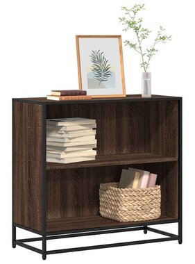 VidaXL Boekenkast 80x35x76 cm bewerkt hout bruin eikenkleur