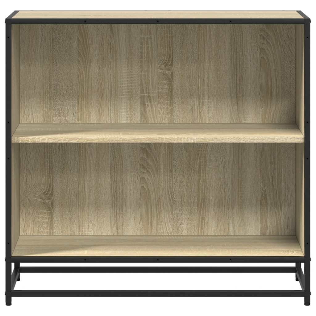 VidaXL Boekenkast 80x35x76 cm bewerkt hout sonoma eikenkleurig