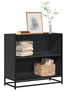 VidaXL Boekenkast 80x35x76 cm bewerkt hout zwart