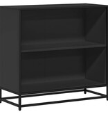 VidaXL Boekenkast 80x35x76 cm bewerkt hout zwart