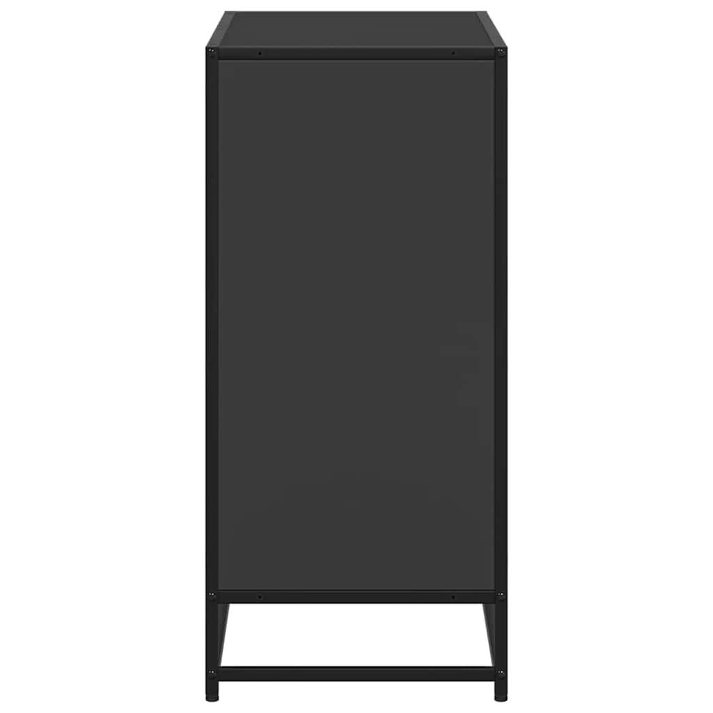 VidaXL Boekenkast 80x35x76 cm bewerkt hout zwart