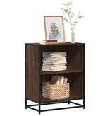 VidaXL Boekenkast 60x35x76 cm bewerkt hout bruin eikenkleur