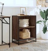 VidaXL Boekenkast 60x35x76 cm bewerkt hout bruin eikenkleur