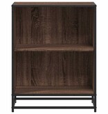 VidaXL Boekenkast 60x35x76 cm bewerkt hout bruin eikenkleur