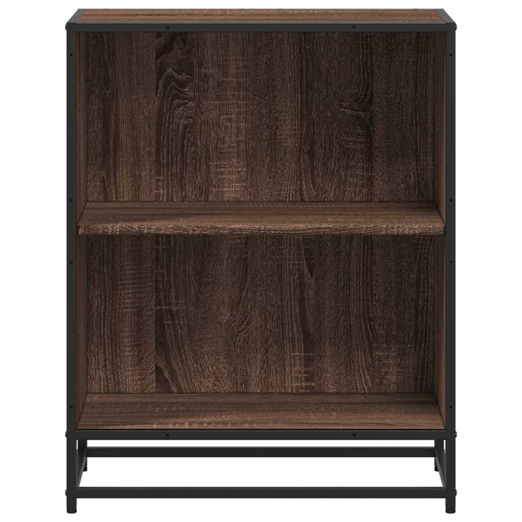 VidaXL Boekenkast 60x35x76 cm bewerkt hout bruin eikenkleur