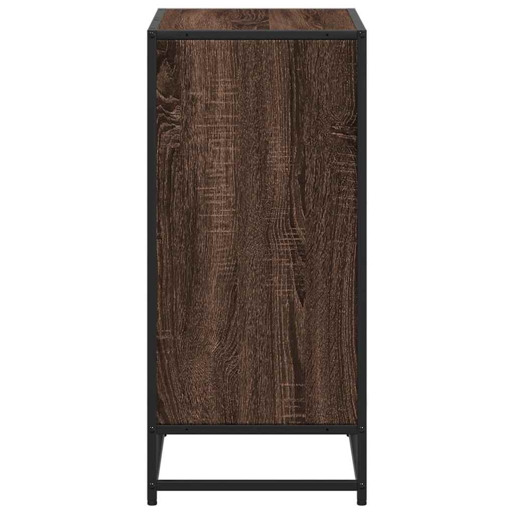 VidaXL Boekenkast 60x35x76 cm bewerkt hout bruin eikenkleur