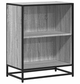 VidaXL Boekenkast 60x35x76 cm bewerkt hout grijs sonoma eikenkleurig