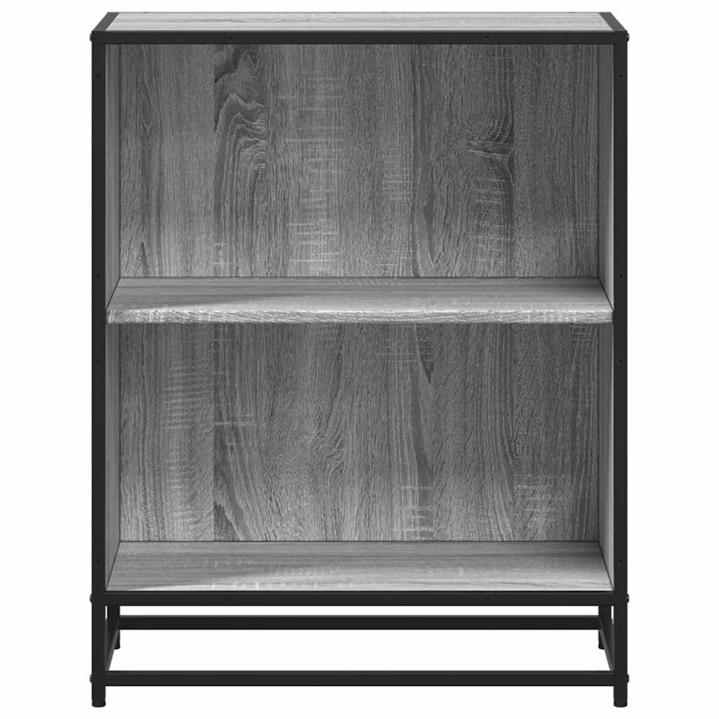 VidaXL Boekenkast 60x35x76 cm bewerkt hout grijs sonoma eikenkleurig