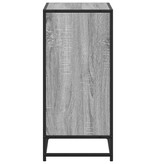 VidaXL Boekenkast 60x35x76 cm bewerkt hout grijs sonoma eikenkleurig