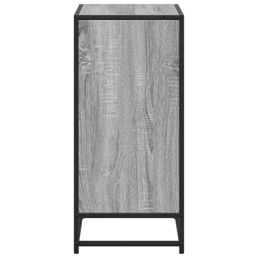 VidaXL Boekenkast 60x35x76 cm bewerkt hout grijs sonoma eikenkleurig