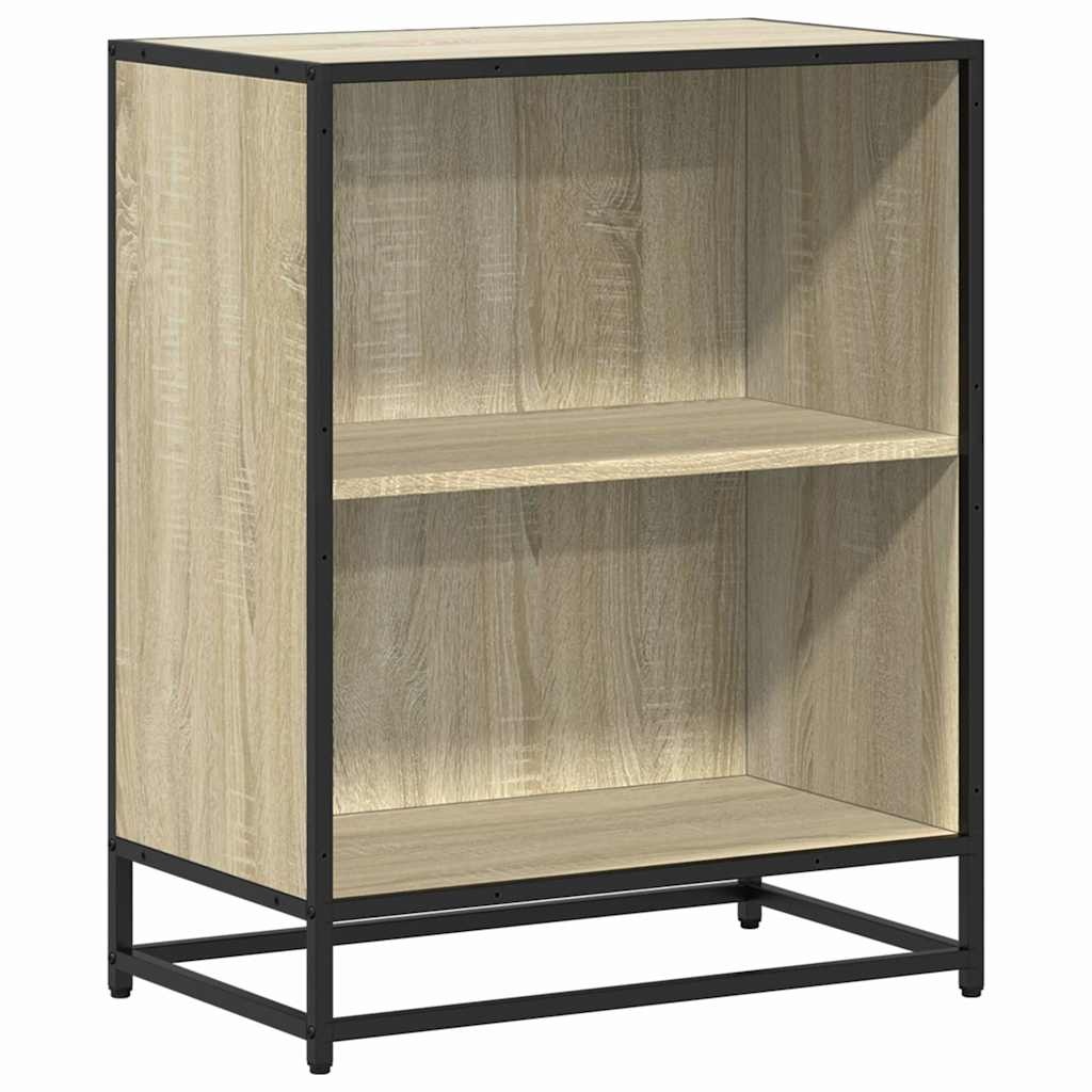 VidaXL Boekenkast 60x35x76 cm bewerkt hout sonoma eikenkleurig