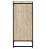 VidaXL Boekenkast 60x35x76 cm bewerkt hout sonoma eikenkleurig