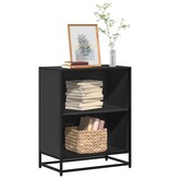 VidaXL Boekenkast 60x35x76 cm bewerkt hout zwart