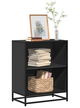 VidaXL Boekenkast 60x35x76 cm bewerkt hout zwart