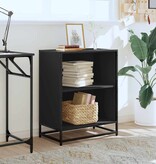 VidaXL Boekenkast 60x35x76 cm bewerkt hout zwart