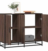 VidaXL Dressoir 94x35x76 cm bewerkt hout bruin eikenkleur
