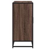 VidaXL Dressoir 94x35x76 cm bewerkt hout bruin eikenkleur