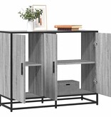 VidaXL Dressoir 94x35x76 cm bewerkt hout grijs sonoma eikenkleurig