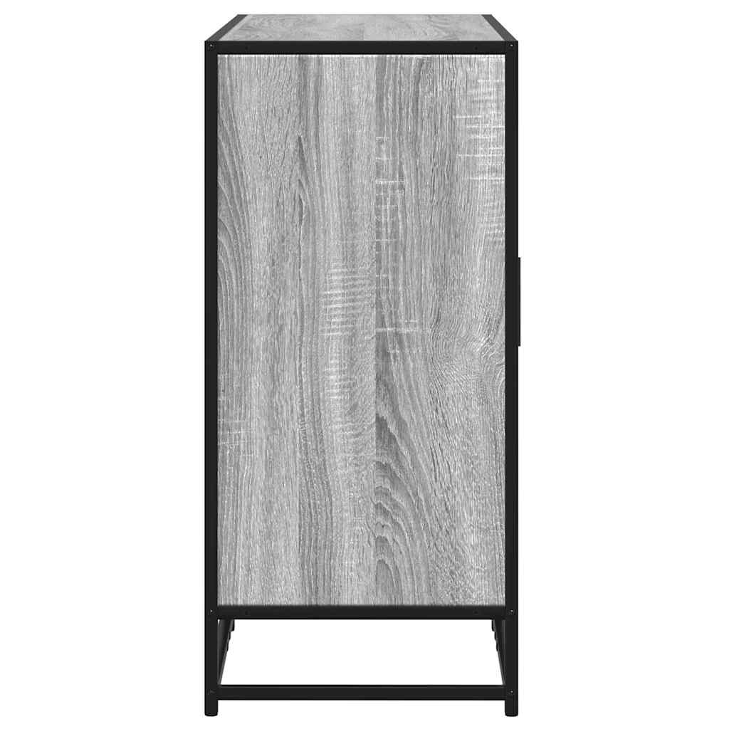 VidaXL Dressoir 94x35x76 cm bewerkt hout grijs sonoma eikenkleurig