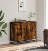 VidaXL Dressoir 94x35x76 cm bewerkt hout gerookt eikenkleurig