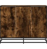 VidaXL Dressoir 94x35x76 cm bewerkt hout gerookt eikenkleurig