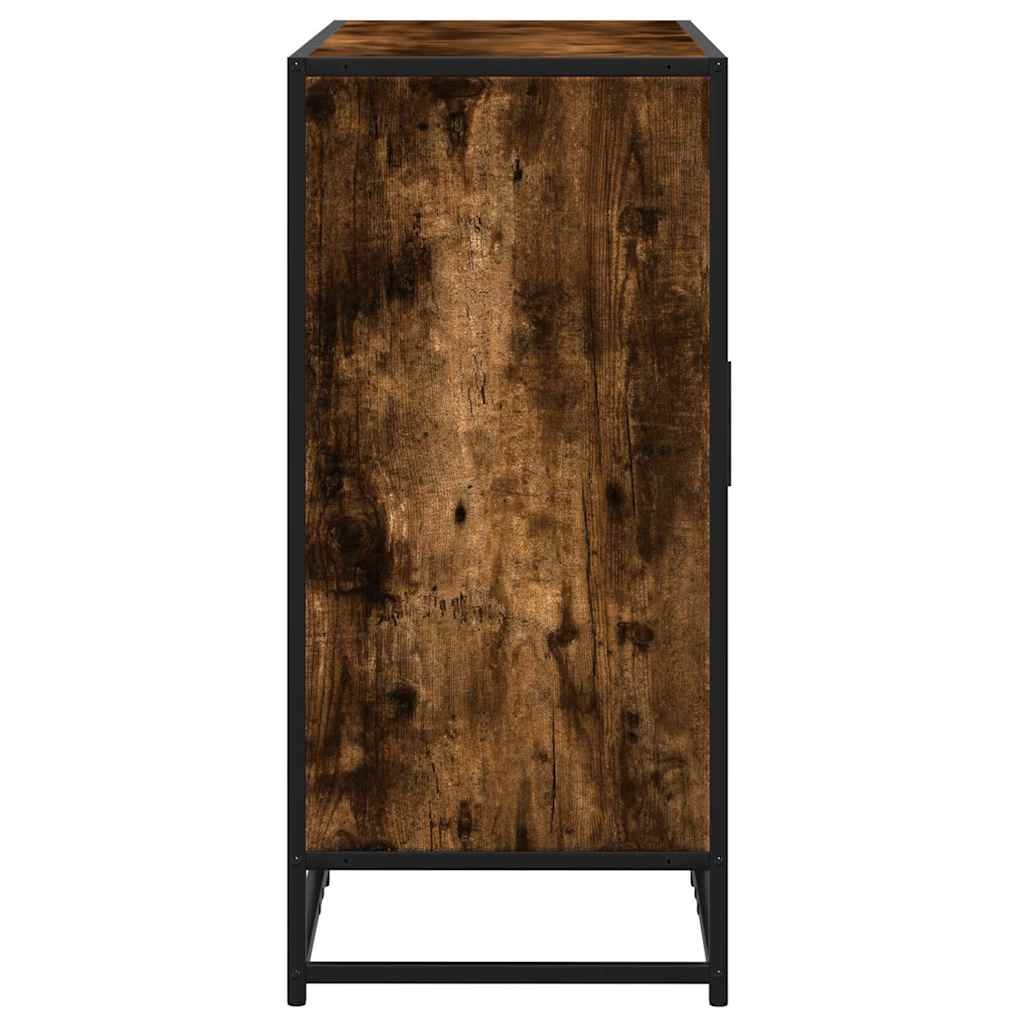 VidaXL Dressoir 94x35x76 cm bewerkt hout gerookt eikenkleurig