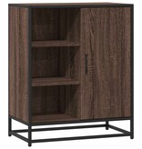 VidaXL Dressoir 62x35x76 cm bewerkt hout bruin eikenkleur