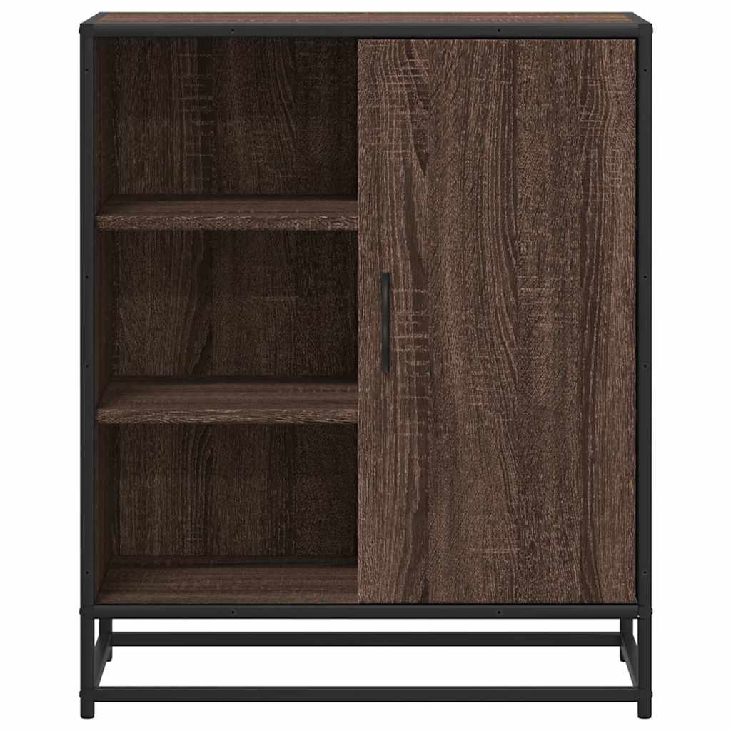VidaXL Dressoir 62x35x76 cm bewerkt hout bruin eikenkleur