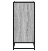 VidaXL Dressoir 62x35x76 cm bewerkt hout grijs sonoma eikenkleurig