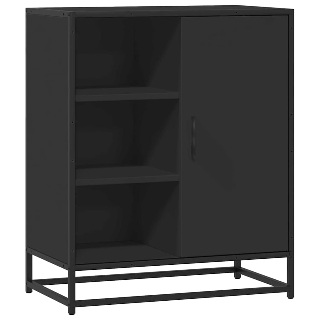 VidaXL Dressoir 62x35x76 cm bewerkt hout zwart
