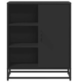 VidaXL Dressoir 62x35x76 cm bewerkt hout zwart