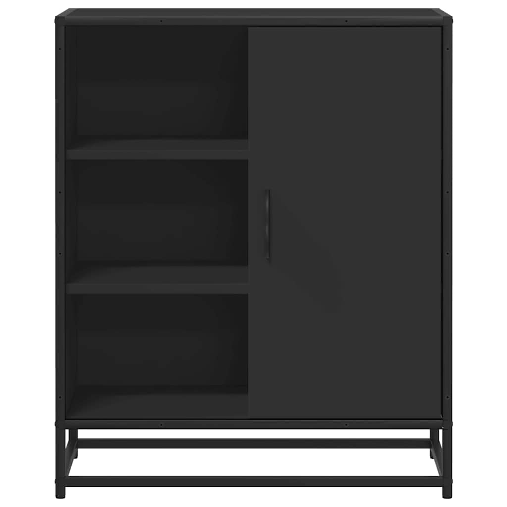 VidaXL Dressoir 62x35x76 cm bewerkt hout zwart