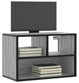 VidaXL Tv-meubel 60x31x39,5 cm bewerkt hout metaal grijs sonoma eiken
