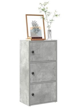 VidaXL Boekenkast 40x24x77 cm bewerkt hout betongrijs
