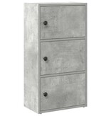 VidaXL Boekenkast 40x24x77 cm bewerkt hout betongrijs