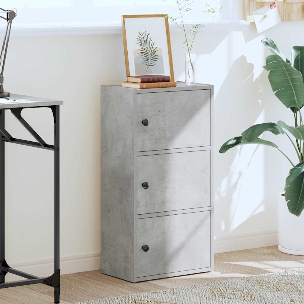 VidaXL Boekenkast 40x24x77 cm bewerkt hout betongrijs