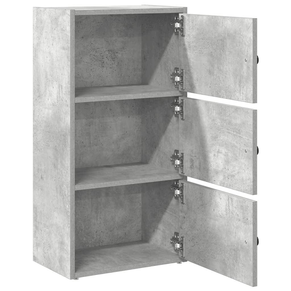 VidaXL Boekenkast 40x24x77 cm bewerkt hout betongrijs