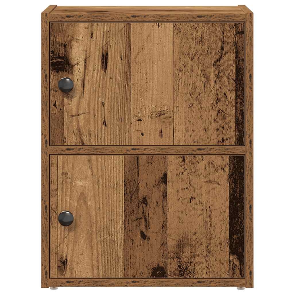VidaXL Boekenkast 40x24x52 cm bewerkt hout oud houtkleurig