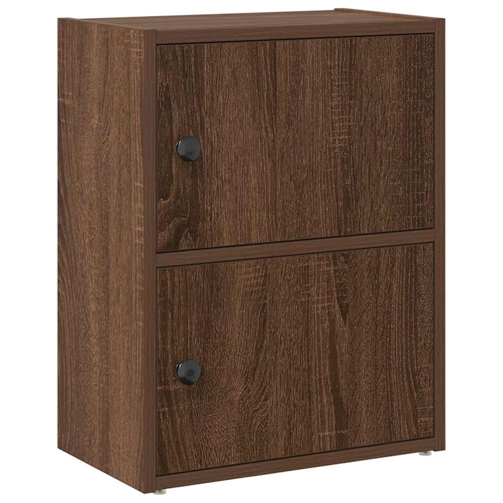 VidaXL Boekenkast 40x24x52 cm bewerkt hout bruin eikenkleurig