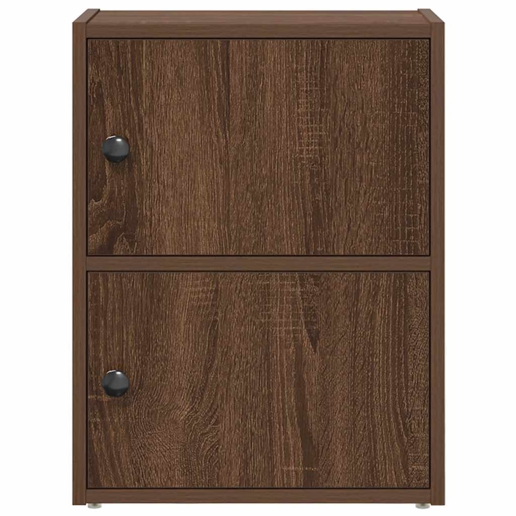 VidaXL Boekenkast 40x24x52 cm bewerkt hout bruin eikenkleurig