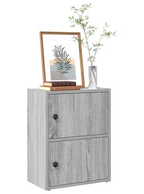 VidaXL Boekenkast 40x24x52 cm bewerkt hout grijs sonoma eikenkleurig