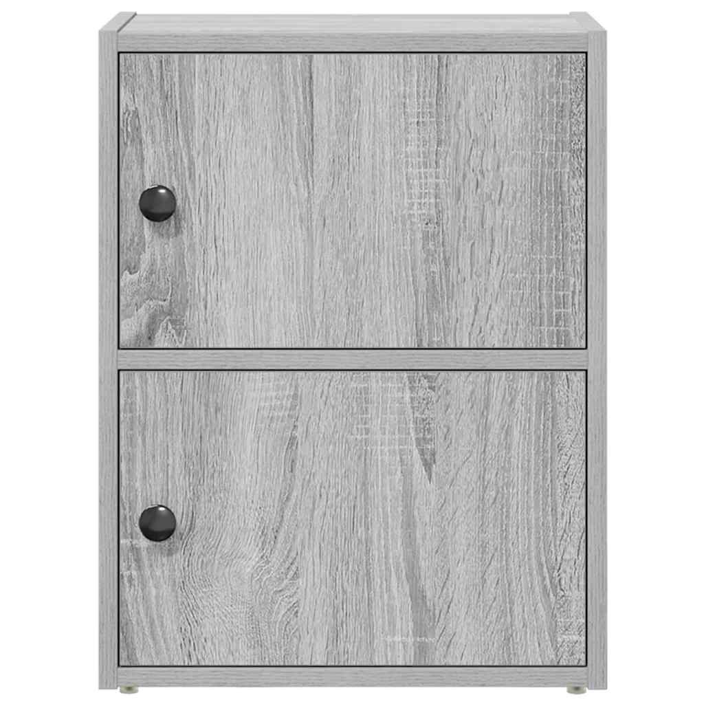 VidaXL Boekenkast 40x24x52 cm bewerkt hout grijs sonoma eikenkleurig