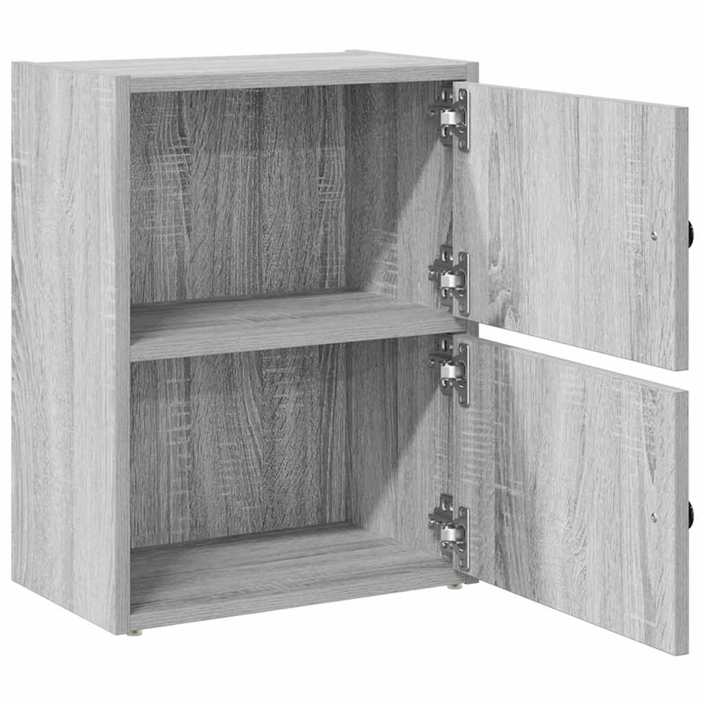 VidaXL Boekenkast 40x24x52 cm bewerkt hout grijs sonoma eikenkleurig
