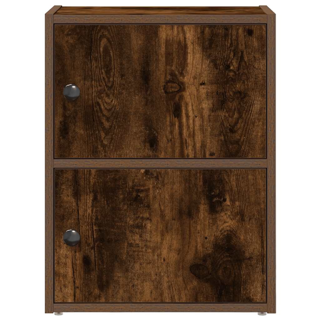 VidaXL Boekenkast 40x24x52 cm bewerkt hout gerookt eikenkleurig