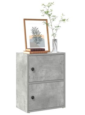 VidaXL Boekenkast 40x24x52 cm bewerkt hout betongrijs